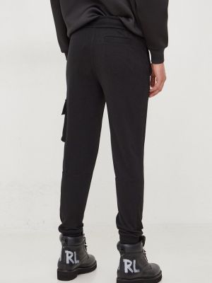 Bavlněné sportovní kalhoty Calvin Klein Jeans černé