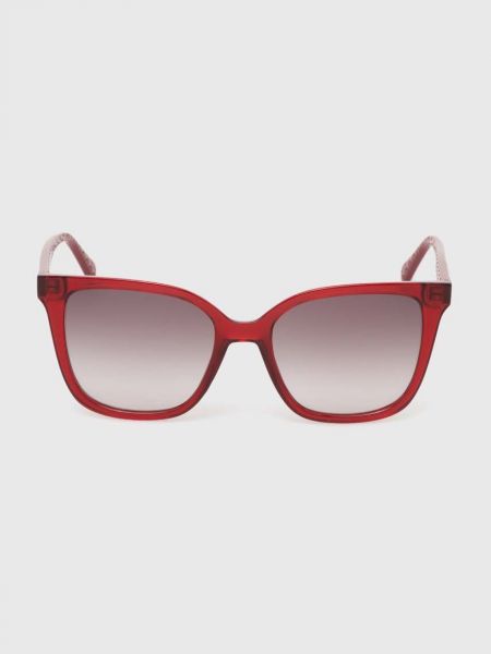 Okulary przeciwsłoneczne Love Moschino czerwone