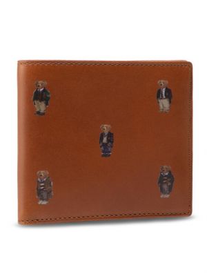 Peňaženka Polo Ralph Lauren hnedá