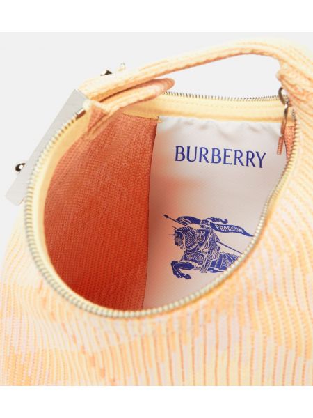 Карирани шопинг чанта Burberry розово
