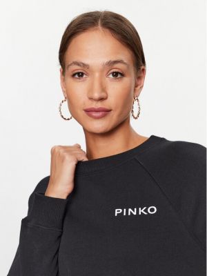 Laza szabású pulóver Pinko fekete
