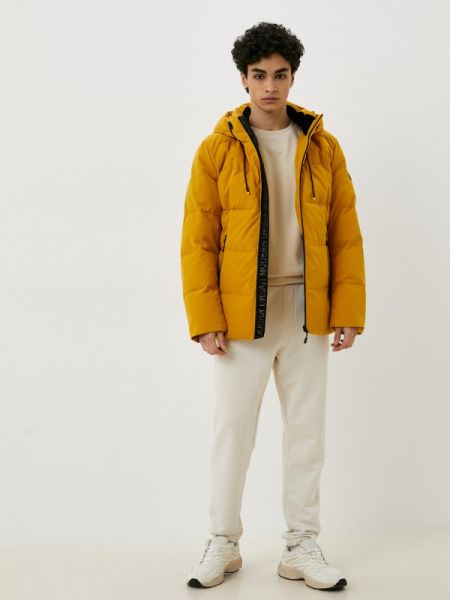 Утепленная куртка Clasna желтая