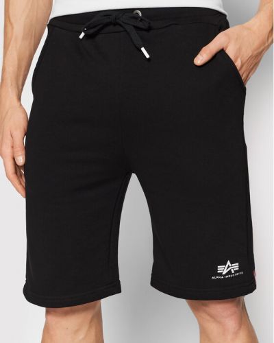 Shorts de sport Alpha Industries noir