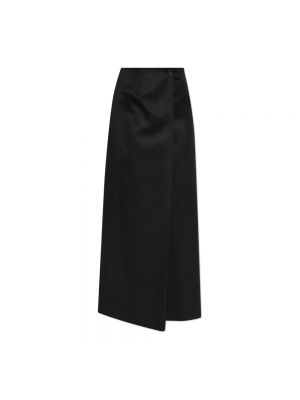 Jupe longue en laine en mohair Givenchy noir