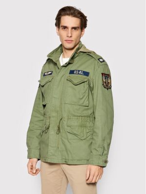 Prijelazna jakna Polo Ralph Lauren zelena