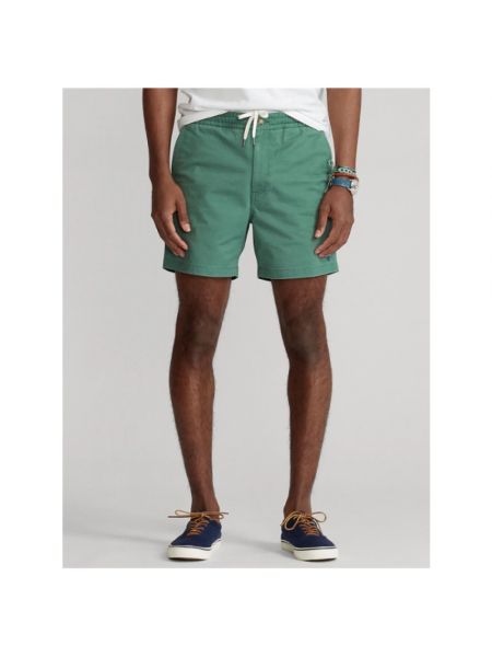Pantalones cortos de algodón Polo Ralph Lauren verde