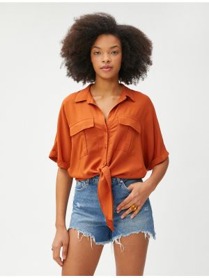 Риза Koton оранжево