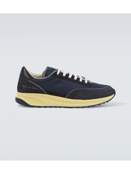 Klasik süet sneaker Common Projects mavi