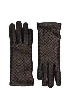 Γάντια Bottega Veneta μαύρο