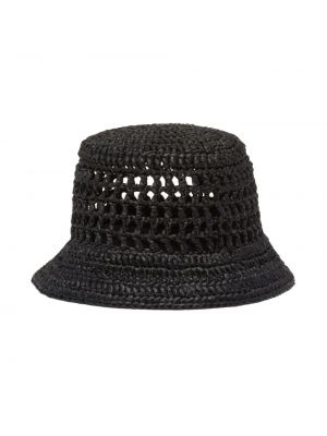Pīts cepure ar izšuvumiem Prada melns