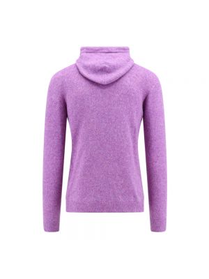 Jersey de lana de tela jersey jaspeado Roberto Collina violeta