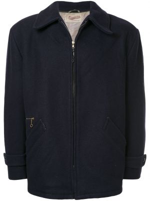 Krátký kabát Fake Alpha Vintage modrá
