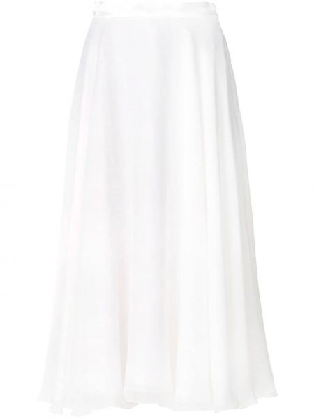 Falda de raso Lanvin blanco