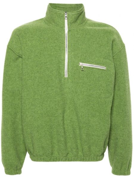 Fliso džemperis su užtrauktuku Rier žalia