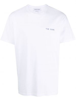 Bavlnené tričko Maison Labiche biela