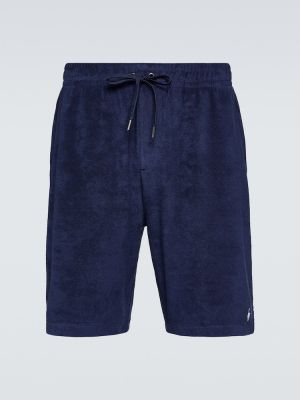 Pamut rövidnadrág Polo Ralph Lauren kék