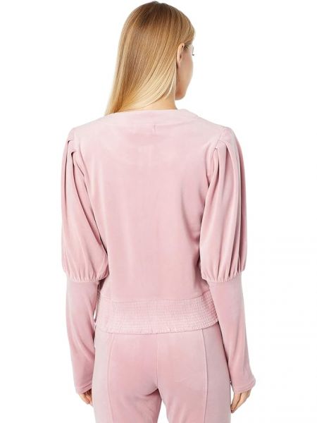 Куртка с пышными рукавами Juicy Couture розовая