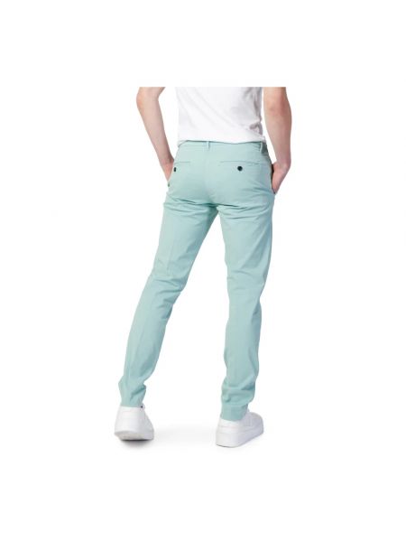 Pantalones con cremallera de algodón Antony Morato verde
