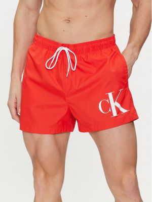 Rövidnadrág Calvin Klein Swimwear piros