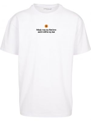 T-shirt à motif mélangé Mt Upscale blanc