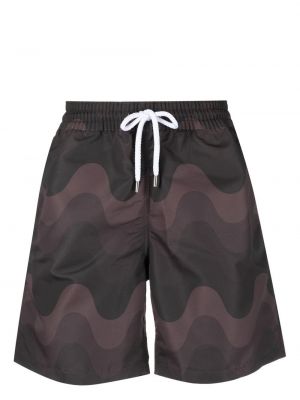 Kratke hlače s potiskom z abstraktnimi vzorci Frescobol Carioca