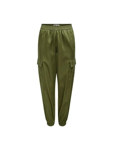 Spodnie slim fit Only zielone