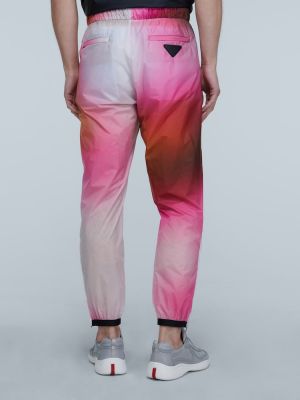 Παντελόνι με σχέδιο Prada ροζ