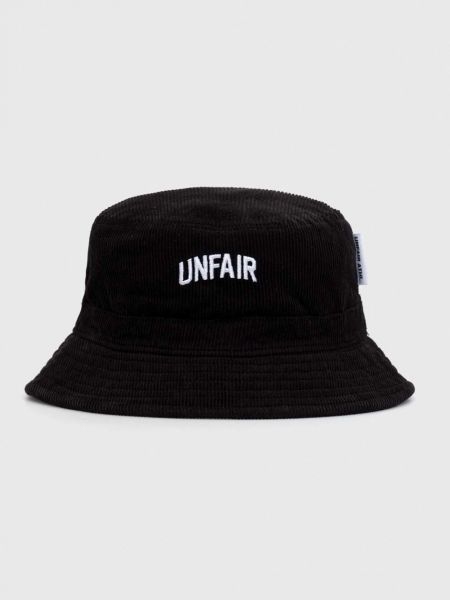 Pamučni šešir od samta Unfair Athletics crna