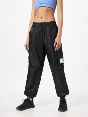 Pantaloni cargo di nylon Adidas Originals nero