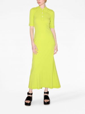 Sukienka bawełniana Rosetta Getty zielona