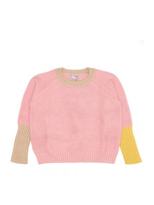 Różowy sweter Il Gufo