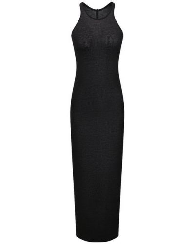 Платье из вискозы Rick Owens, черное