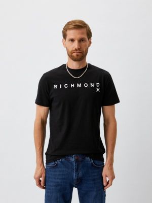 Черная футболка John Richmond