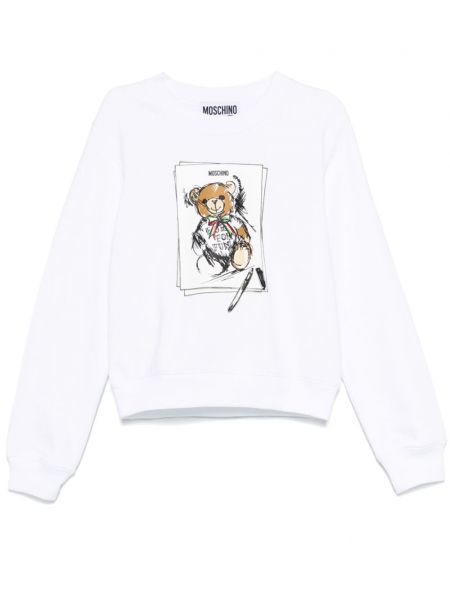 Sweatshirt Moschino hvid