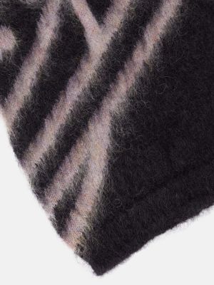 Mohair mütze mit kapuze Vivienne Westwood schwarz