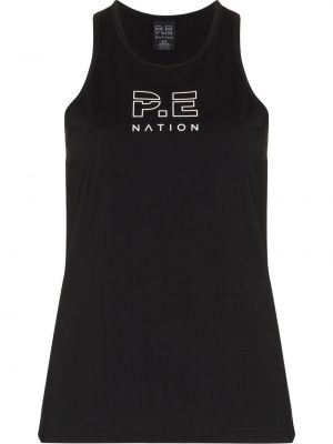 Bomull tank top P.e Nation svart