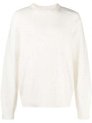 Pull col rond Helmut Lang blanc