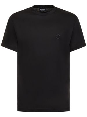 T-shirt aus baumwoll Giorgio Armani weiß