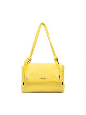 Чанта за ръка Calvin Klein жълто