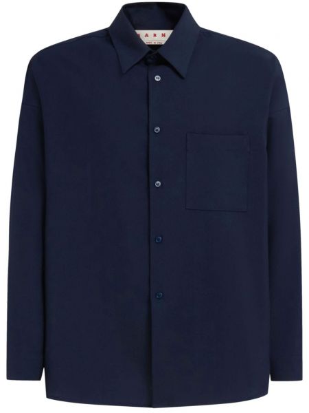 Camicia di lana Marni blu