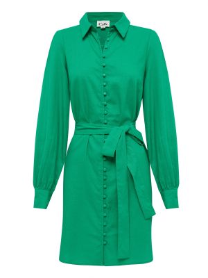 Košeľové šaty Calli zelená