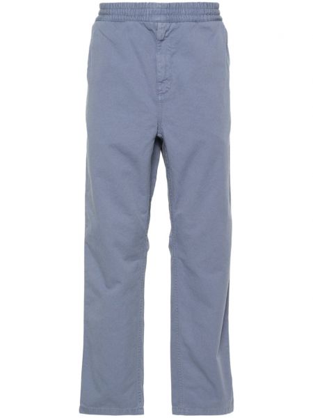 Ravne hlače Carhartt Wip modra