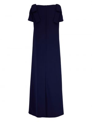 Robe longue Carolina Herrera bleu