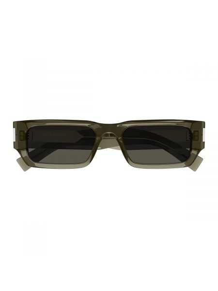 Brązowe okulary przeciwsłoneczne Yves Saint Laurent