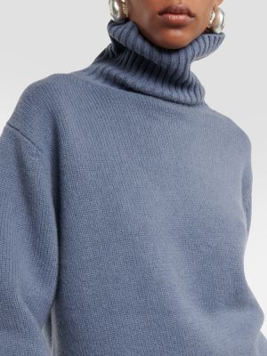 Kašmira džemperis ar augstu apkakli Joseph zils
