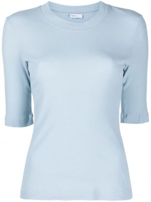 T-shirt con scollo tondo Rosetta Getty blu