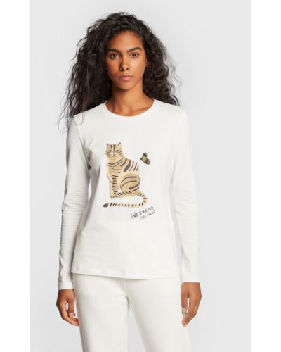 Gyapjú felső Weekend Max Mara - fehér
