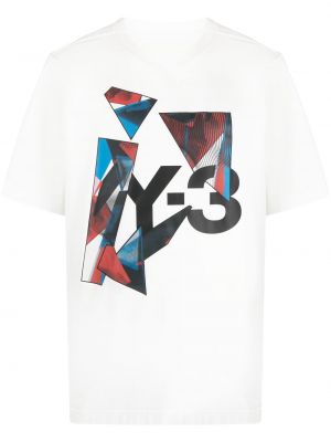 T-shirt mit print Y-3 weiß