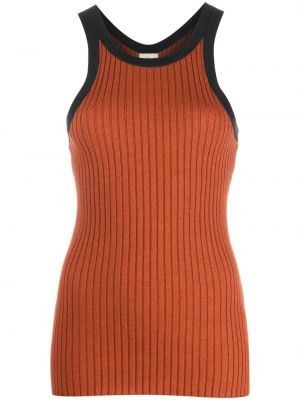 Débardeur en tricot Paula orange