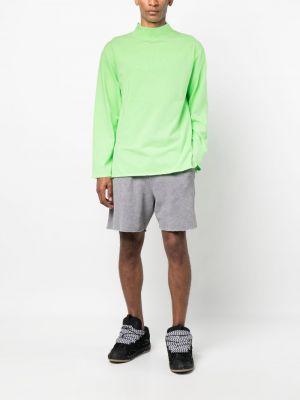 Sweatshirt aus baumwoll mit print Erl grün